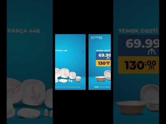 NOVAS HOME YEMƏK DƏSTLƏRİ 50%DƏK ENDİRİM #NOVASHOME #ENDİRİM #KAMPANİYA #ENDİRİMKATALOQU #XƏBƏRLƏR