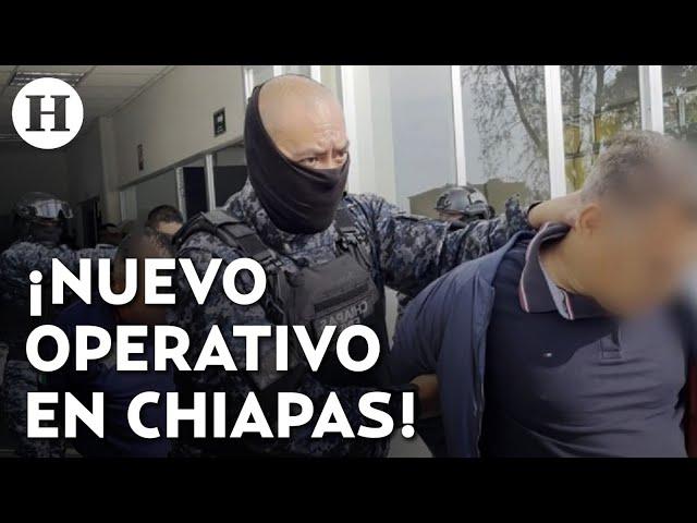 ¡Más policías detenidos! Detienen a 11 agentes por desaparición forzada en Chiapas