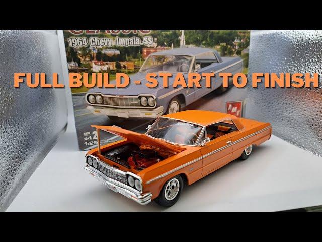 Building the 1964 Chevrolet Impala SS: 1/25 Scale Model Kit from AMT/ERTL