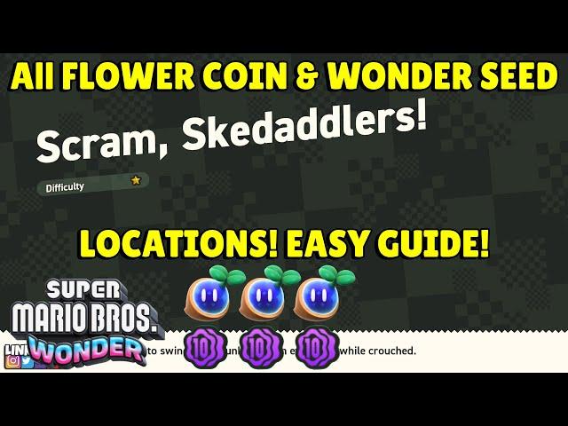 Mario Wonder | Scram Skedaddlers Guide | Pipe Rock Plateau