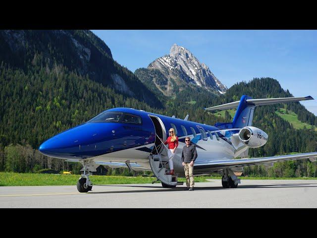 FLYING THE BRAND NEW PC-24 JET in the SWISS ALPS!