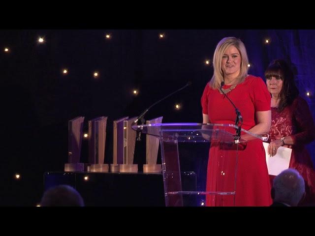 DYW West Lothian Regional Employer of the Year Award Acceptance 2017- Best Western Hilcroft Hotel