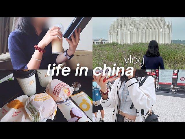 sub) life in china  days of doing nothing productive, visiting an old town | chinese vlog