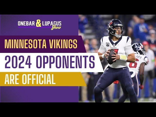 Vikings 2024 Opponents Are Official