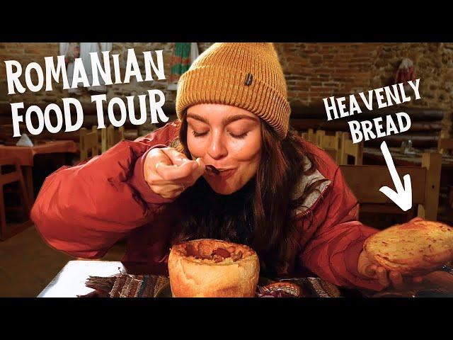 WE TRIED TRADITIONAL ROMANIAN FOODS | TRANSYLVANIAN FOOD TOUR