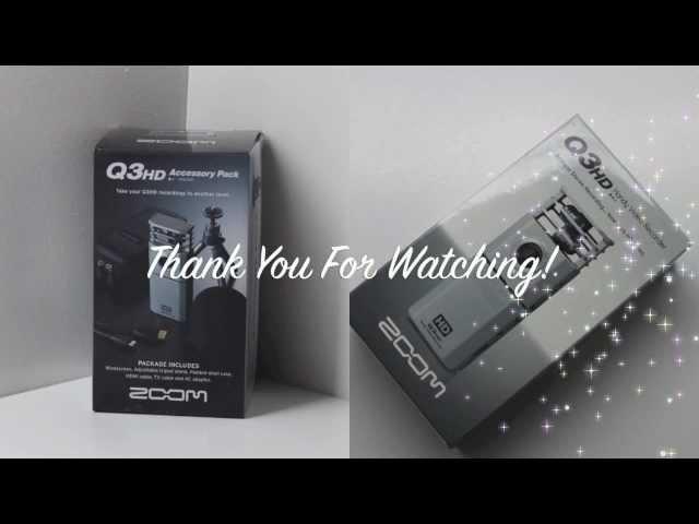 Unboxing Zoom Q3 HD & Zoom Q3 HD Accessory Pack