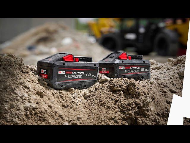 MILWAUKEE® M18™ FORGE™:  Most Powerful, Fastest Charging, Longest Life