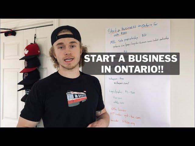 START A BUSINESS FOR UNDER $200 (ONTARIO EDITION)