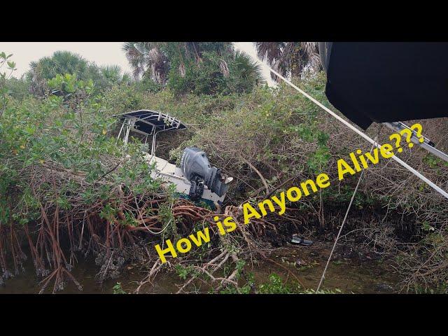 HOW DID ANYONE SURVIVE??? Salvaging a Crashed Boat