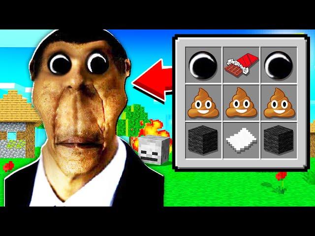 КАК СКРАФТИТЬ РЕАЛЬНОГО ОБУНГУ В МАЙНКРАФТ 100% СЕКРЕТНЫЙ КРАФТ OBUNGA МУЛЬТИК SCP