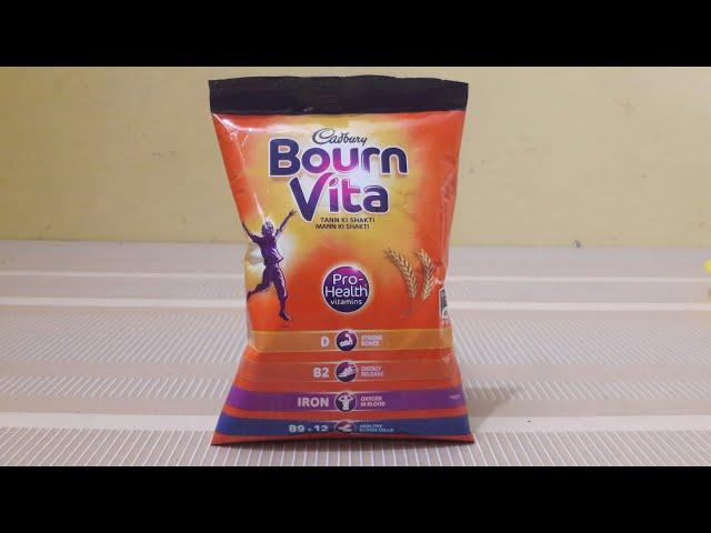 Cadbury Bournvita Chocolate Drink कैडबरी बॉर्नवीटा ₹30 Unwrapped