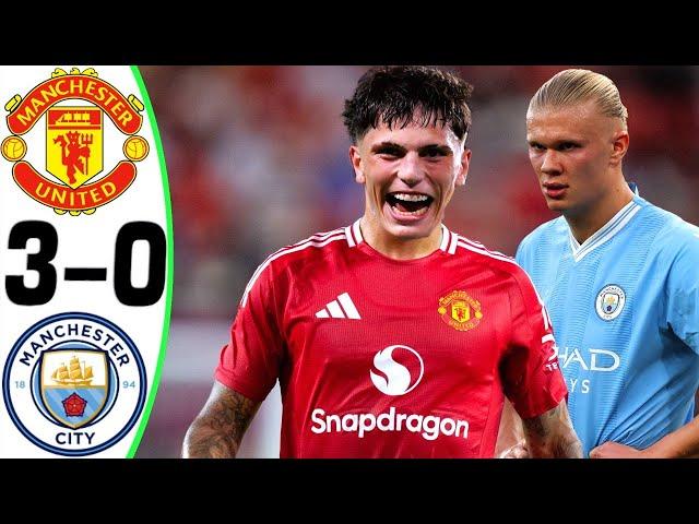 Manchester United vs Manchester City 3-0 - All Goals and Highlights - 2024