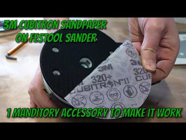 Don't kill your FESTOOL sander: How to use 3M Cubitron mesh sandpaper with your FESTOOL sander