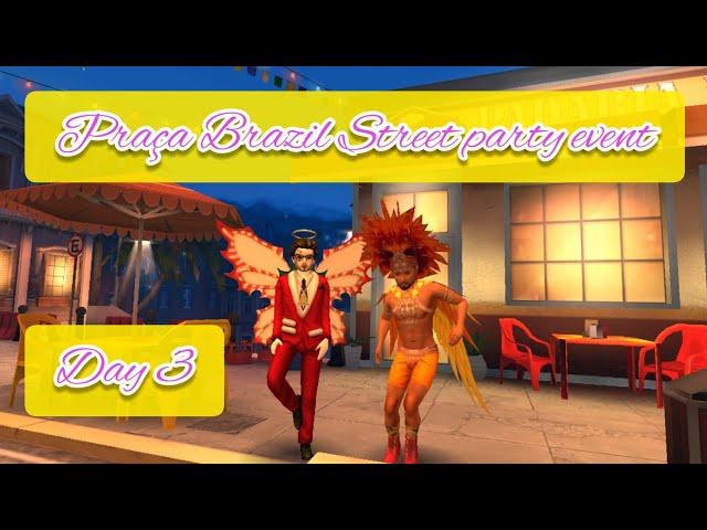 Praça Brazil Street party event in Avakin life | Day 3 | Flash back 2020