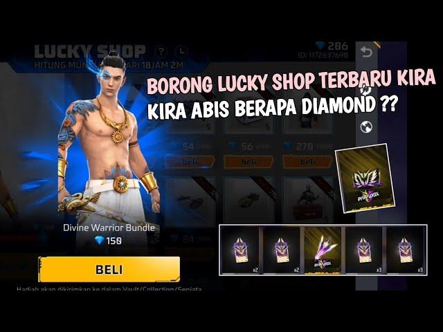 BORONG LUCKY SHOP FREE FIRE TERBARU  | EFEK BUNDLE NYA MIRIP INCU YINYANG, KIRA² ABIS BERAPA DM 