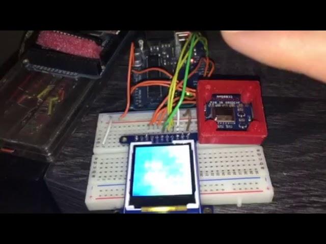 using buffering for input data of amg8833 for much faster performance!