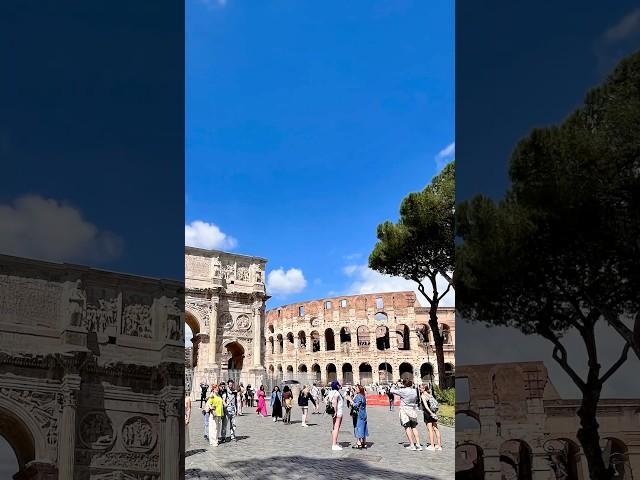 Colosseum in Rome: The ancient Flavian Amphitheater was built by the Flavian emperors in 70 C.E.