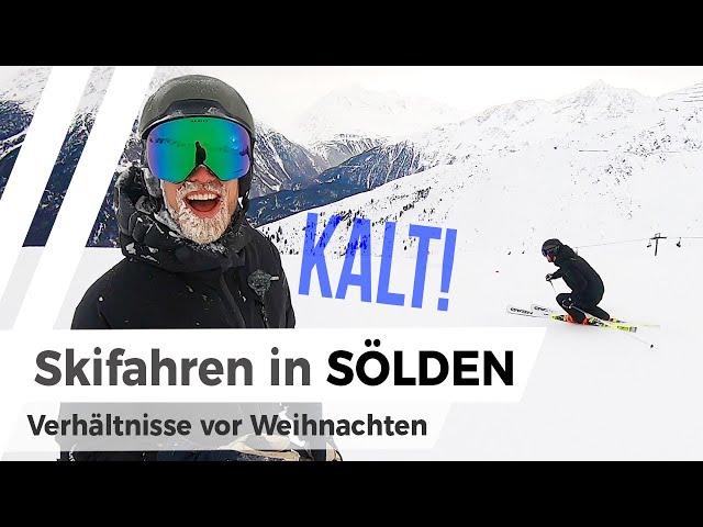 Ski-Vlog aus SÖLDEN | Schneelage vor Weihnachten | Giggijoch, Gletscher und Gampe Thaya