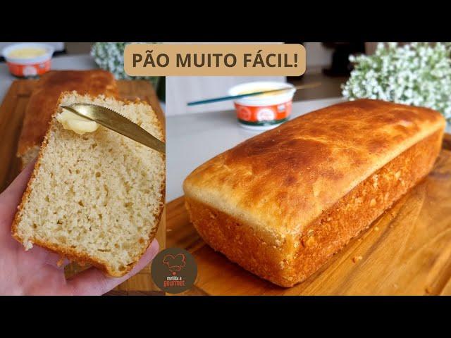 Pão Caseiro mais fácil de fazer que existe | Não precisa sovar!