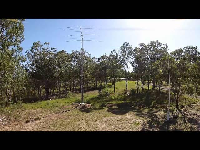 VK2GGC - 1080HD drone view - JOTA Ham Radio Station, Australia