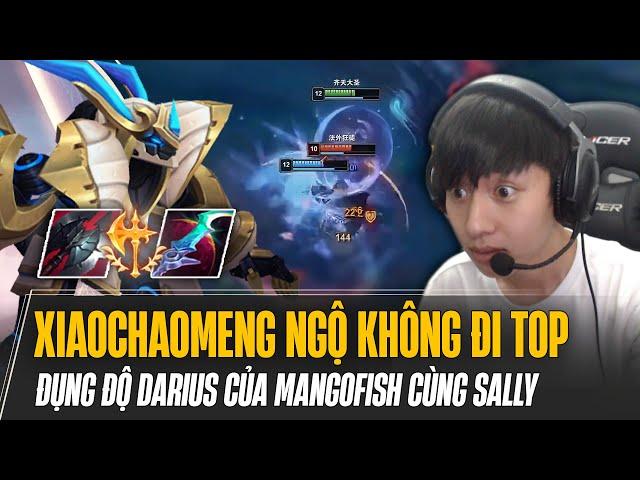 XIAOCHAOMENG VÁC NGỘ KHÔNG ĐI TOP VÔ TÌNH ĐỤNG ĐỘ DARIUS CỦA MANGOFISH VÀ GRAVES CỦA SALLY