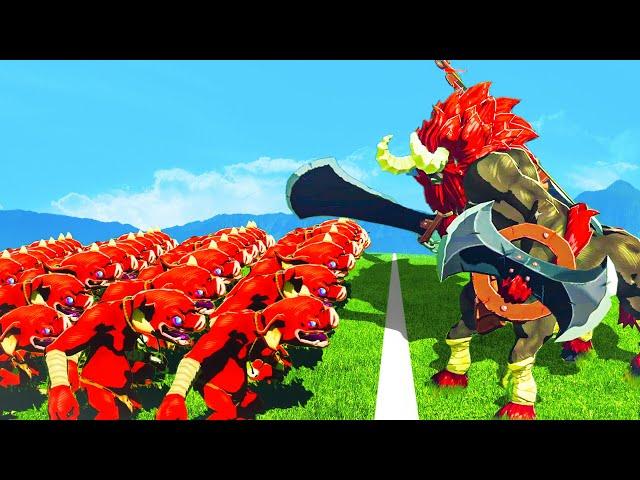 Lynel vs 100 Bokoblin.. Who Wins?