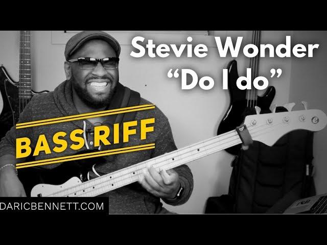 The "DO I DO" Lick | Stevie Wonder | Bass Guitar Riffs ~ Daric's Bass Lessons
