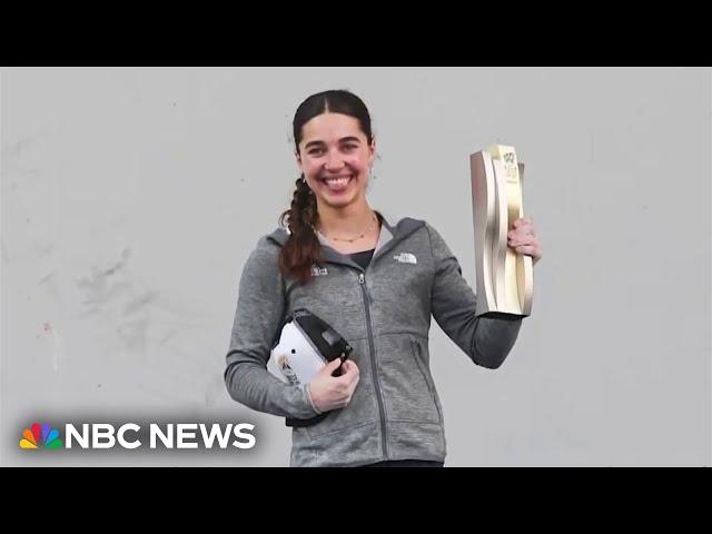 Sport climber Brooke Raboutou describes qualifying for Paris Olympics