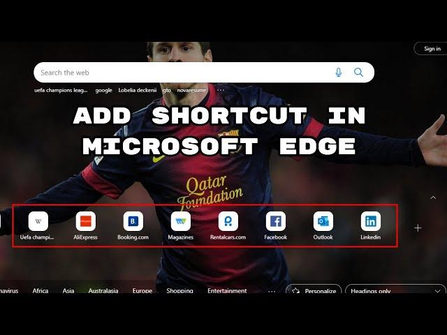 How to Add Shortcut in Microsoft Edge | Create Shortcut in Microsoft Edge | Edits Shortcut in Edge