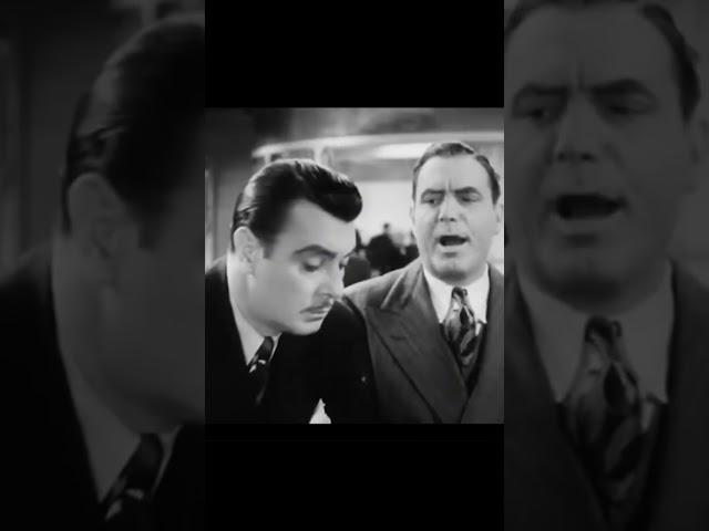 You can actually hear Pat O'Brien gulp in this  blooper with George Brent in Til We Meet Again (40)