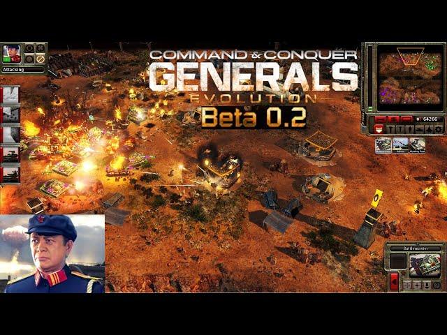 Command And Conquer : Generals Evolution 2021 Beta 2.0| China Shitao - Nuke 2v2 Ultra | 2k 1440p