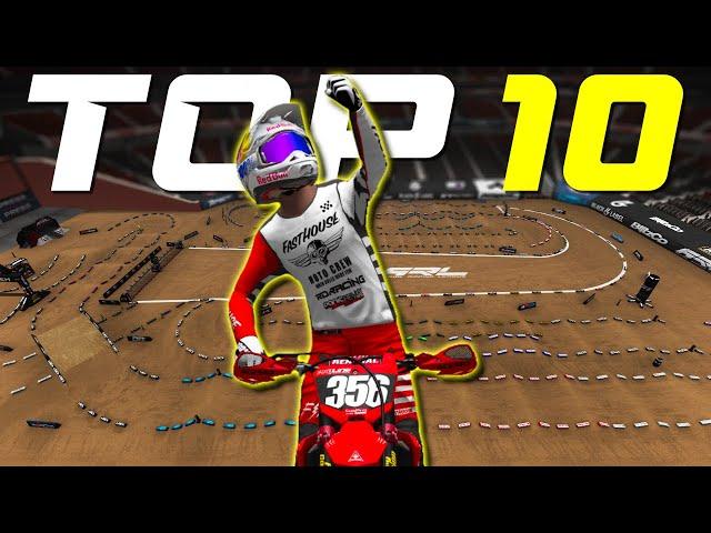 My First TOP 10 in PRO SUPERCROSS | MX BIKES