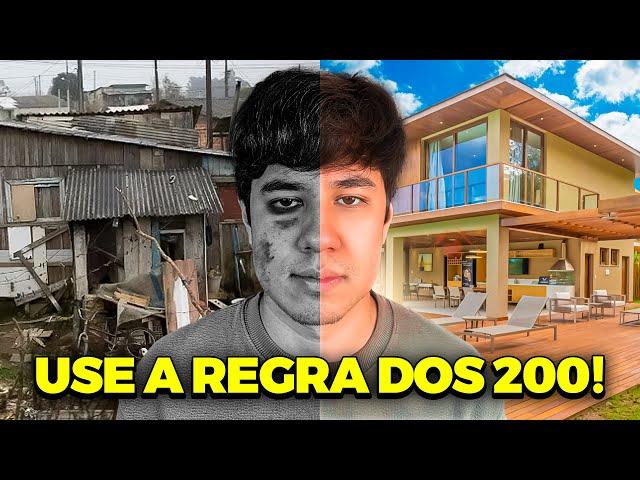 REGRA SIMPLES PARA ACABAR COM A FALTA DE DINHEIRO PARA SEMPRE!