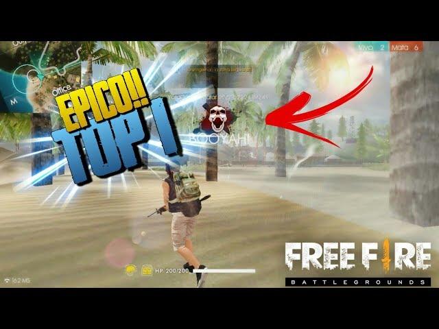 Free Fire - Battlegrounds Gameplay español • Top1 6kills - Partida Épica!! | YordGames