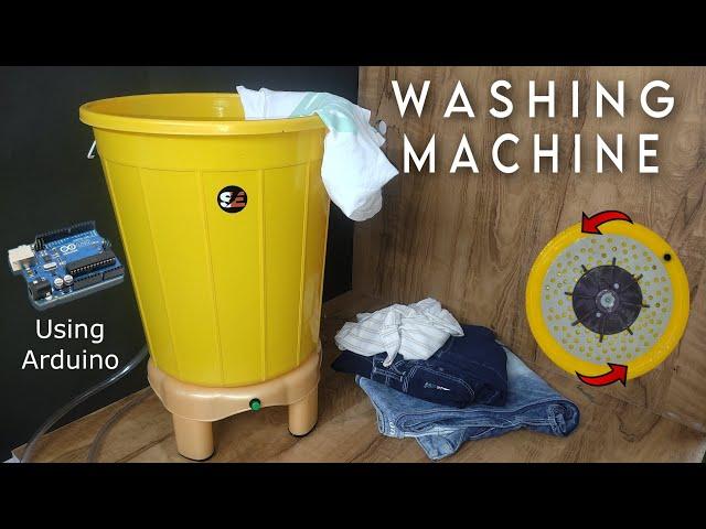 How to make washing machine  | portable washing machine | washing clothes | washing machine video