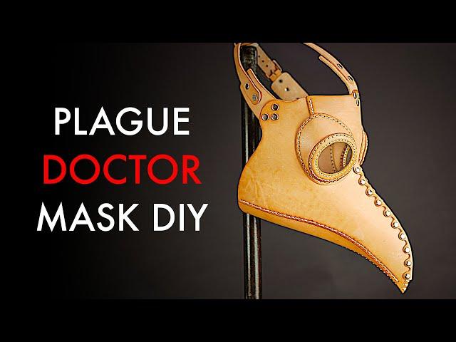 Plague Doctor Mask DIY - Tutorial and pattern download - Fits on Top of Glasses