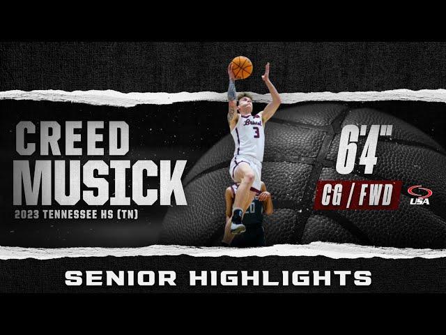 2023 Creed Musick | 6'4" - CG/FWD | Senior Highlights