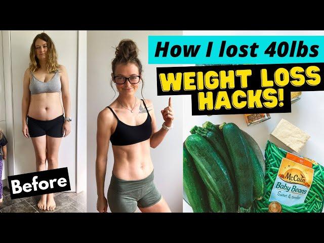 Top 5 vegan weight loss hacks//How I lost 40 pounds