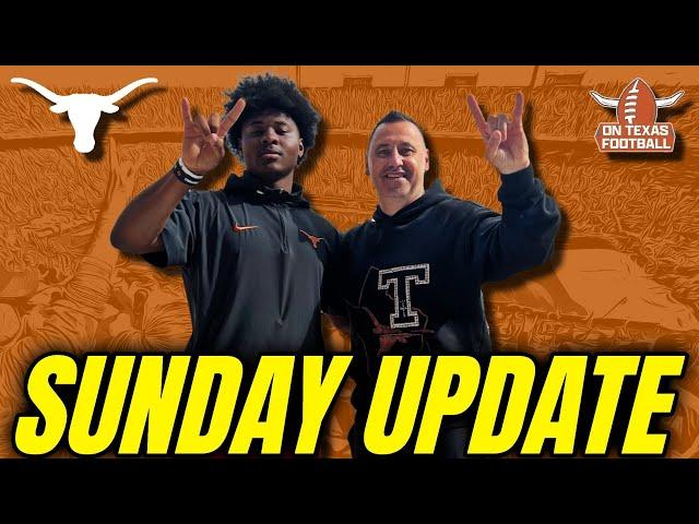 Sunday Official Visit Updates | Texas Longhorns Football | Recruiting News