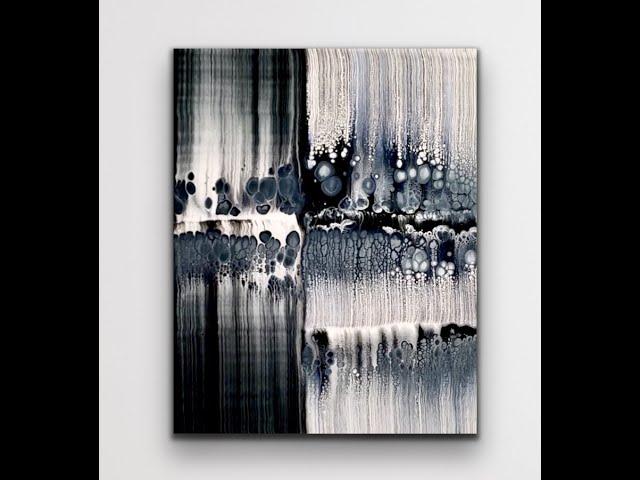 Wonderful Multiple Acrylic Swipe, Acrylic Painting, Fluid Art, Acrylic Pour Art Tutorials