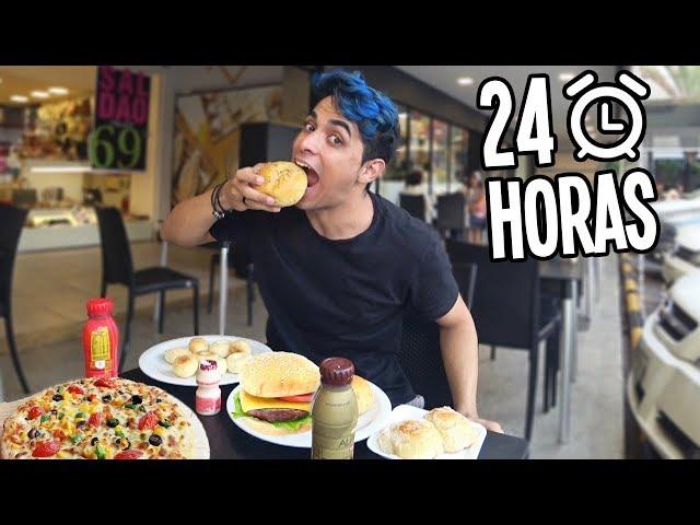 24 HORAS SÓ COMENDO COMIDA REDONDA