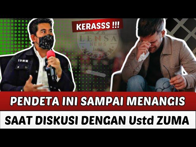 KERASS‼️PENDETA INI SAMPAI MENANGIS Saat Diskusi Dengan Ustd Zuma