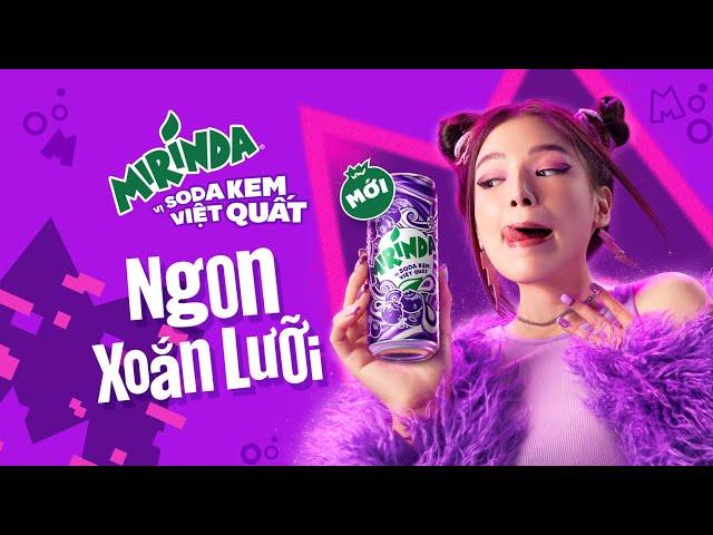 Mirinda vị Soda Kem Việt Quất - Chua Ngọt Thơm Béo, Ngon Xoắn Lưỡi!