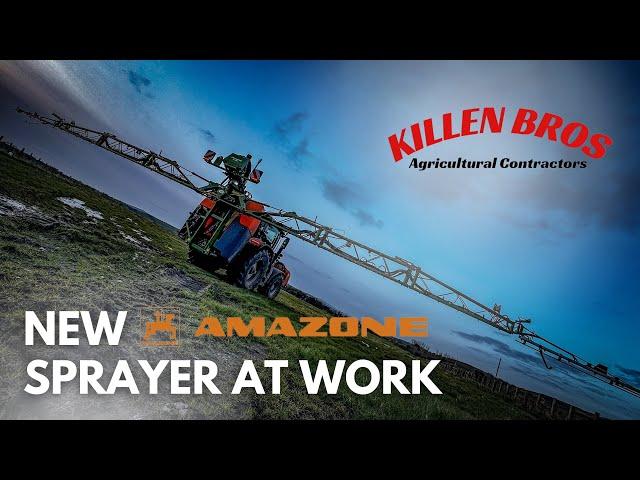 Killen Bros | New Amazone Sprayer at Work