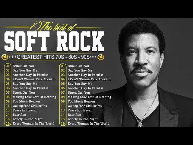 Lionel Richie, Michael Bolton, Rod Stewart, Phil Collins  Most Old Beautiful Soft Rock Love Songs 