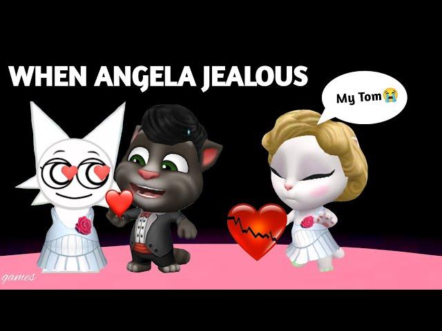 My Talking Tom Friends - Wenda LOVE Gray or Wenda LOVE Tom or Angela LOVE Tom - Sprunki Love Couple