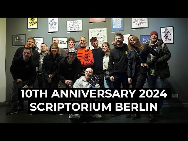 Celebrating 10 Years of Calligraphy Masters at Scriptorium Berlin!