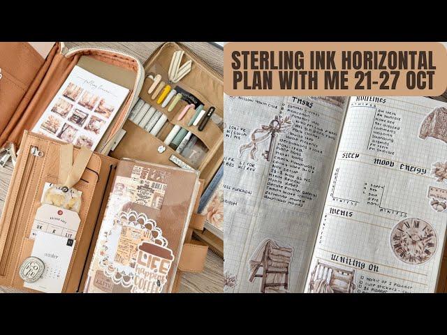 Standard size 21-27 October Sterling Ink (N1) Horizontal Plan with me