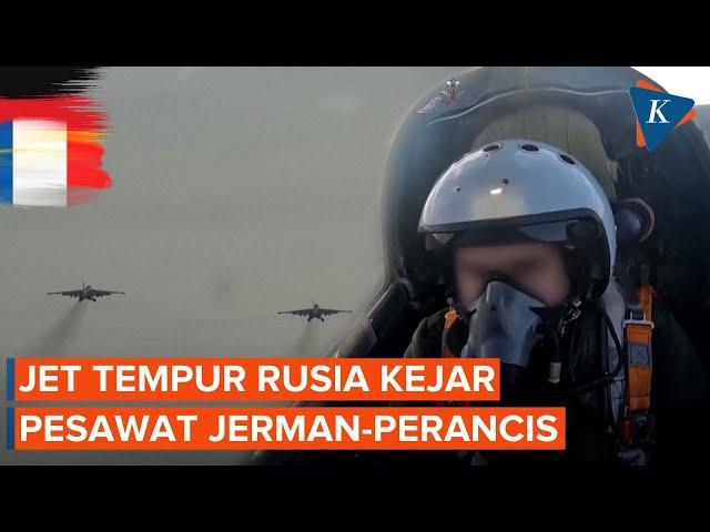 Jet Tempur Rusia Kejar-kejaran dengan Pesawat NATO