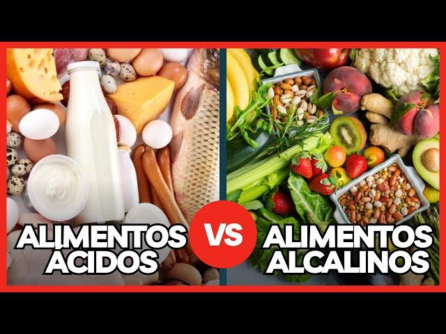 Nutrición alcalinizante - Alimentos ácidos y alcalinos